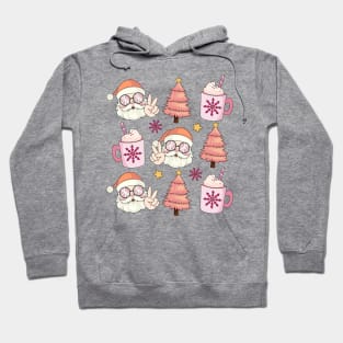 Santa Claus Christmas Tree Hot Cocoa Hoodie